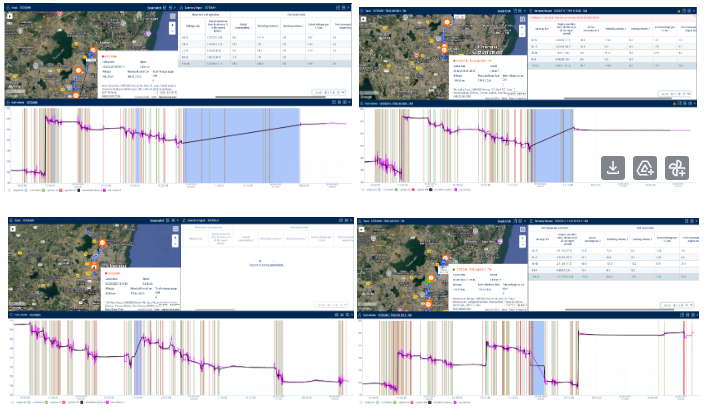 Aether screenshots comparing graph and log evidence for hardware health verification